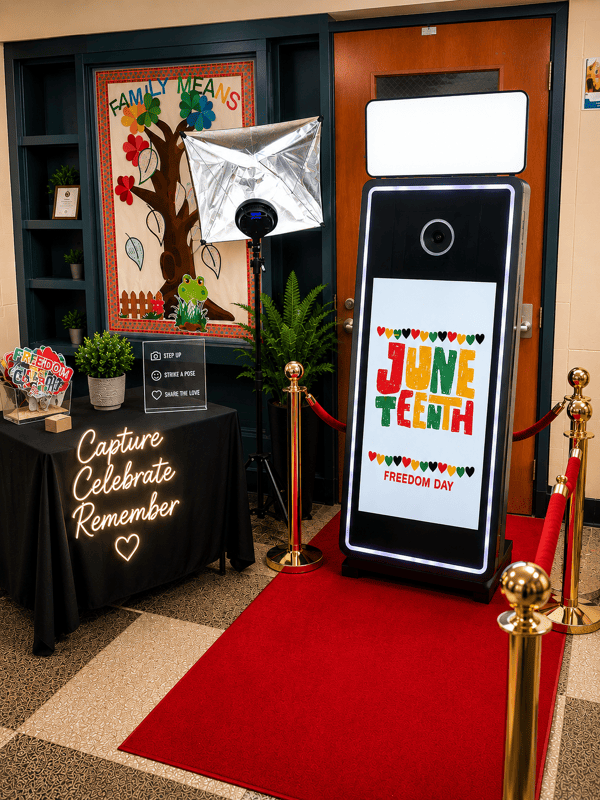 Event photo booth experience